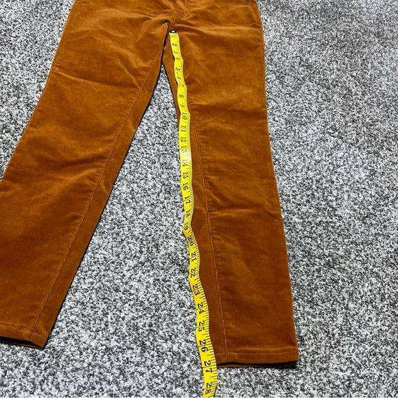 Soft Surroundings Womens Corduroy Pecan Full Length Skinny Pants Size 2p NWT - Picture 2 of 11